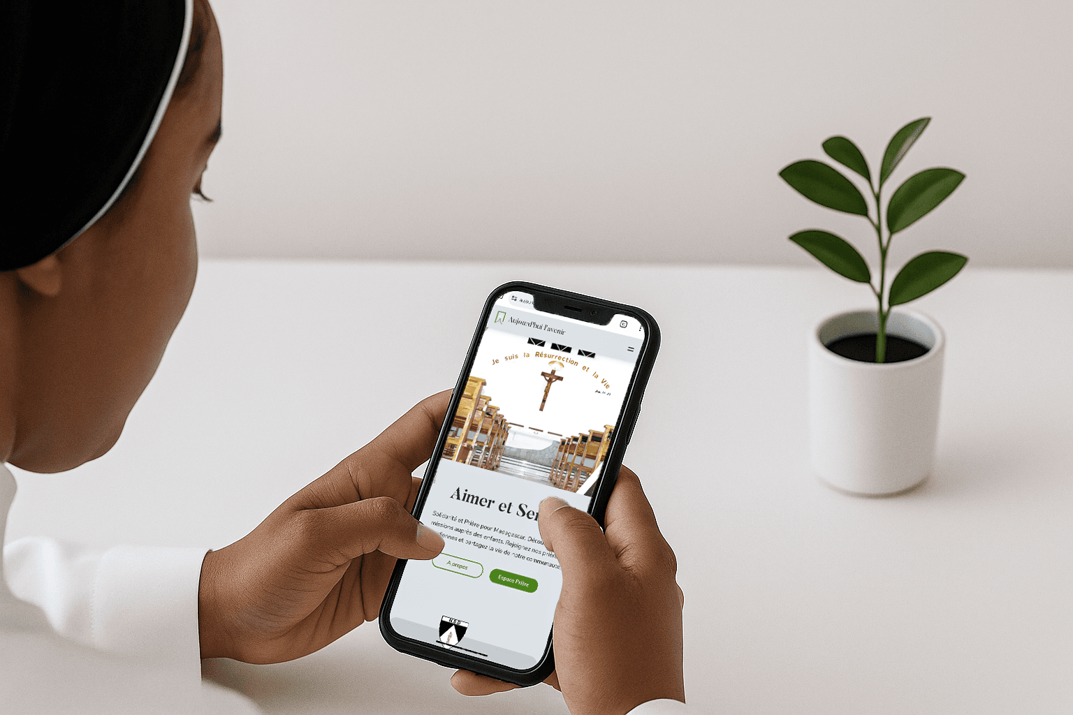 aujourd'hui lavenir mockup