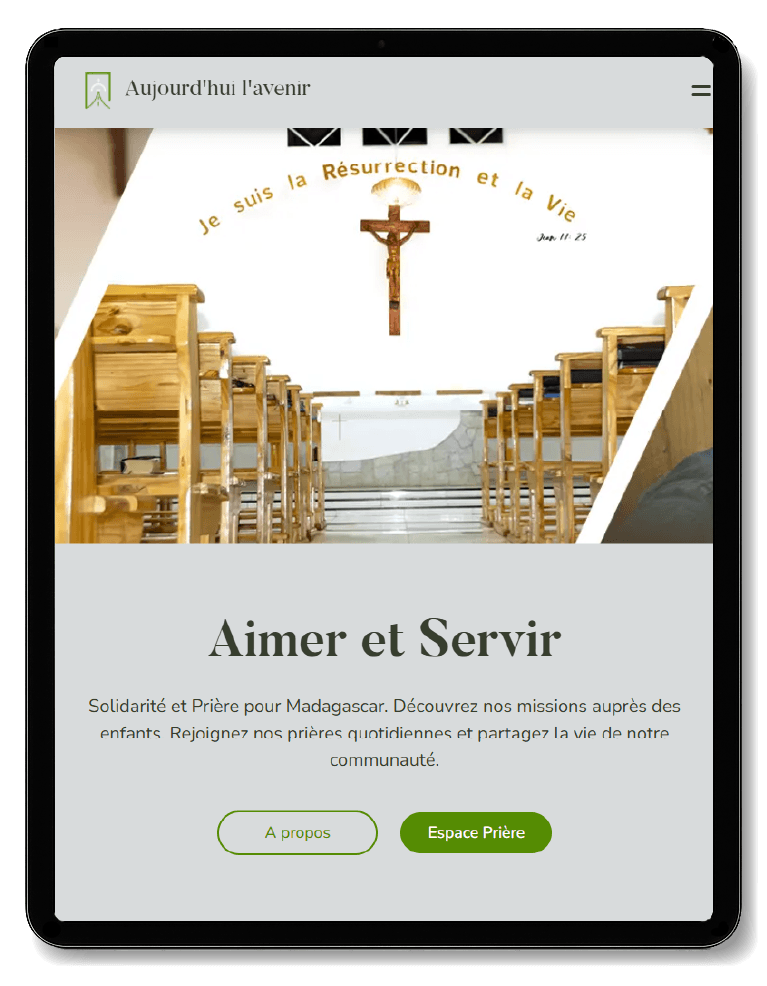 aujourd'hui lavenir mockup