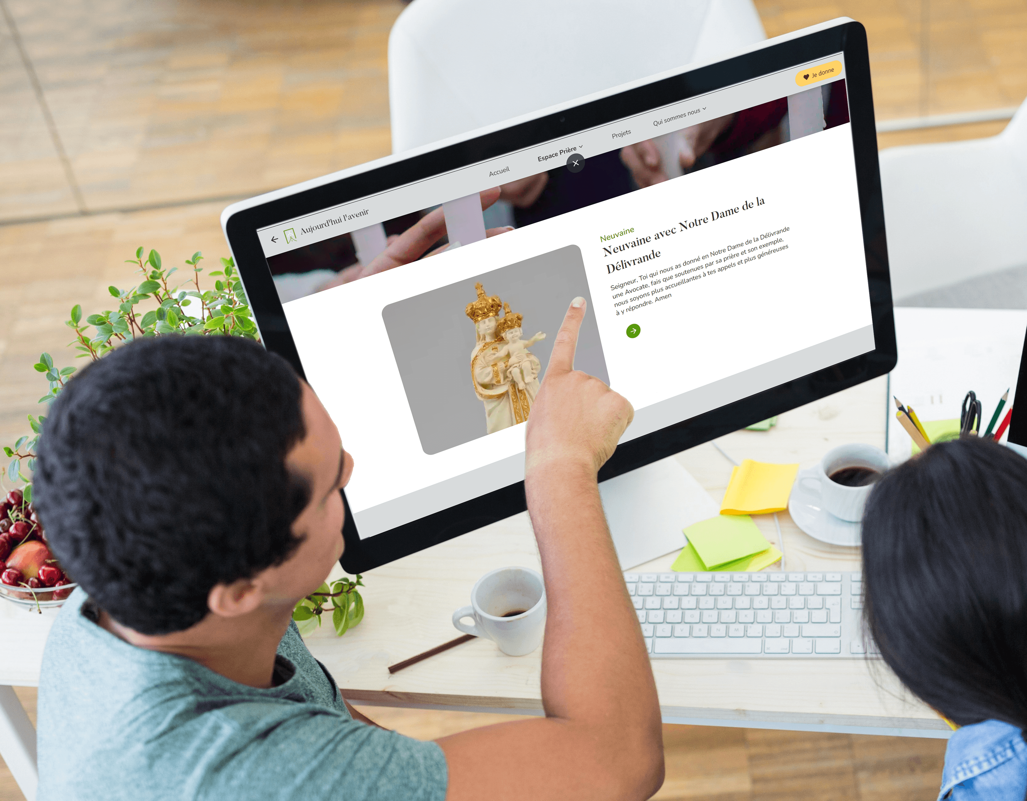 Donation System in action